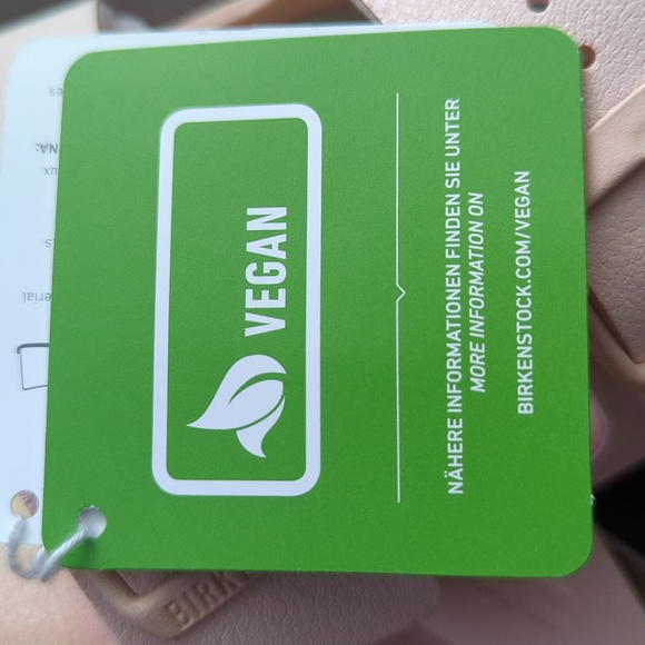 Birkenstock ARIZONA VEGAN Slide Sandals In OMBRE LIGHT ROSE - Picture 8 of 11